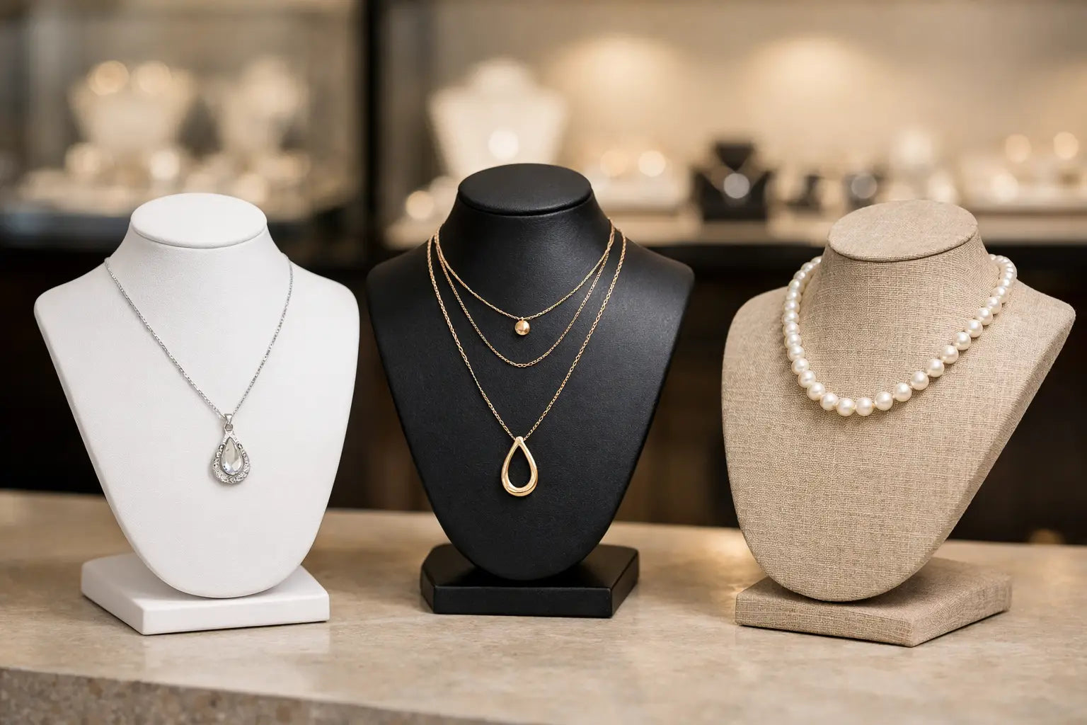 Necklace Busts for Display That Sell Better