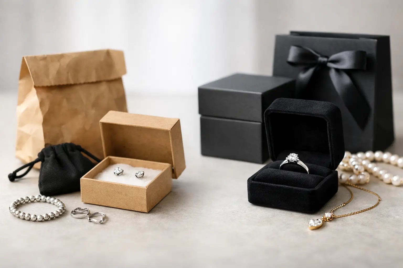 Economy Packaging vs Luxury Packaging for Jewelers