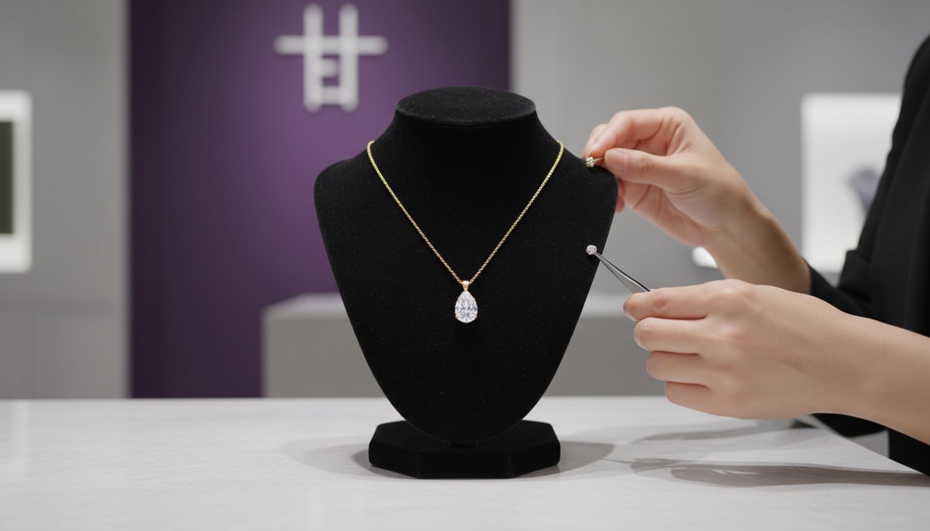 How to Use a Velvet Necklace Display Bust to Elevate Your Jewelry Brand