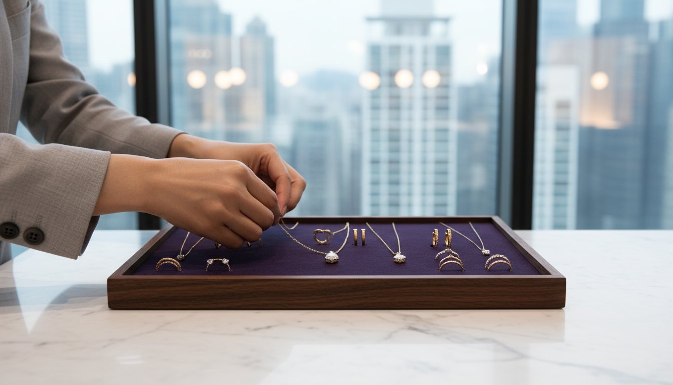 The Professional's Guide to Using a Wooden Jewelry Display Tray to Boost Sales