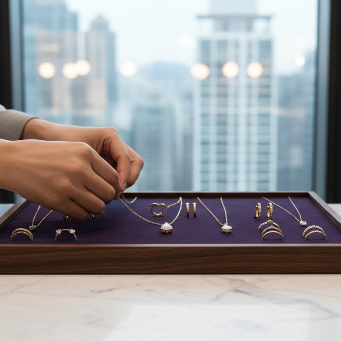 The Professional's Guide to Using a Wooden Jewelry Display Tray to Boost Sales