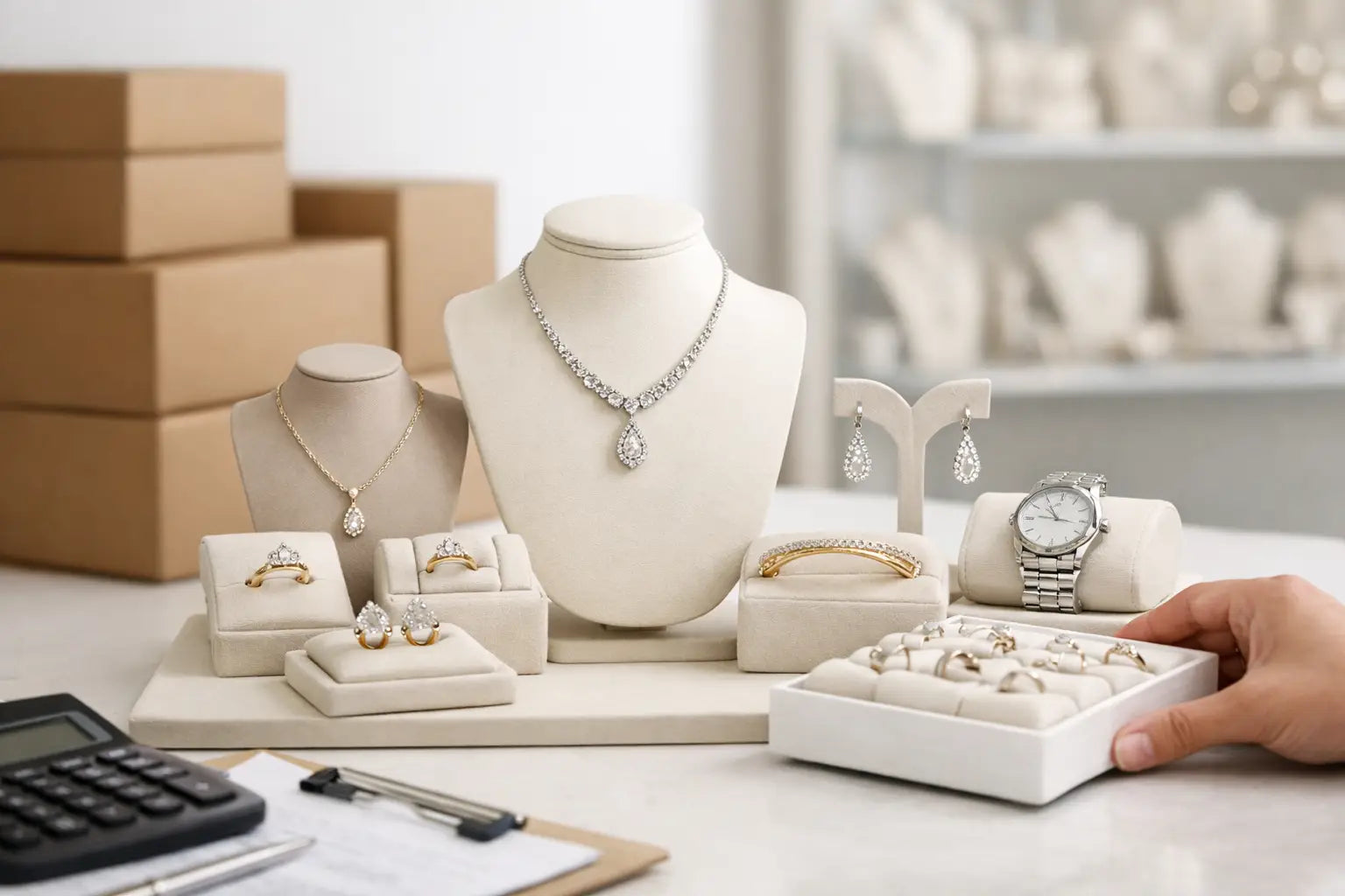 Buying Jewelry Display Sets Wholesale