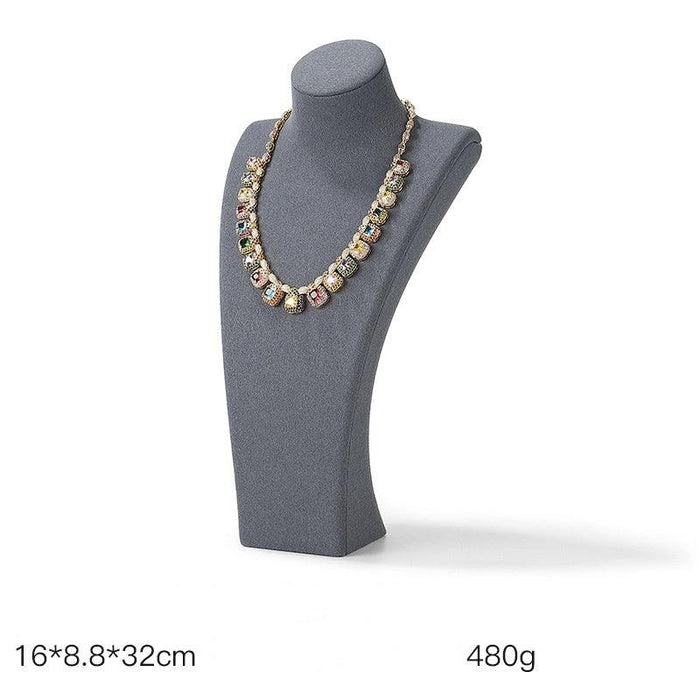 Ultra-Fiber Neck Mannequin Necklace Busts - Jewelry Packaging Mall