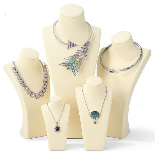 Ultra-Fiber Neck Mannequin Necklace Busts - Jewelry Packaging Mall