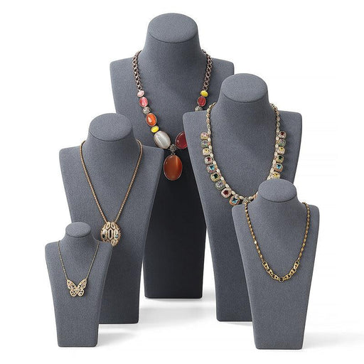 Ultra-Fiber Neck Mannequin Necklace Busts - Jewelry Packaging Mall
