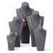 Ultra-Fiber Neck Mannequin Necklace Busts - Jewelry Packaging Mall