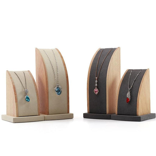 Curved Necklace Display Stand(Two-piece set) - Jewelry Packaging Mall