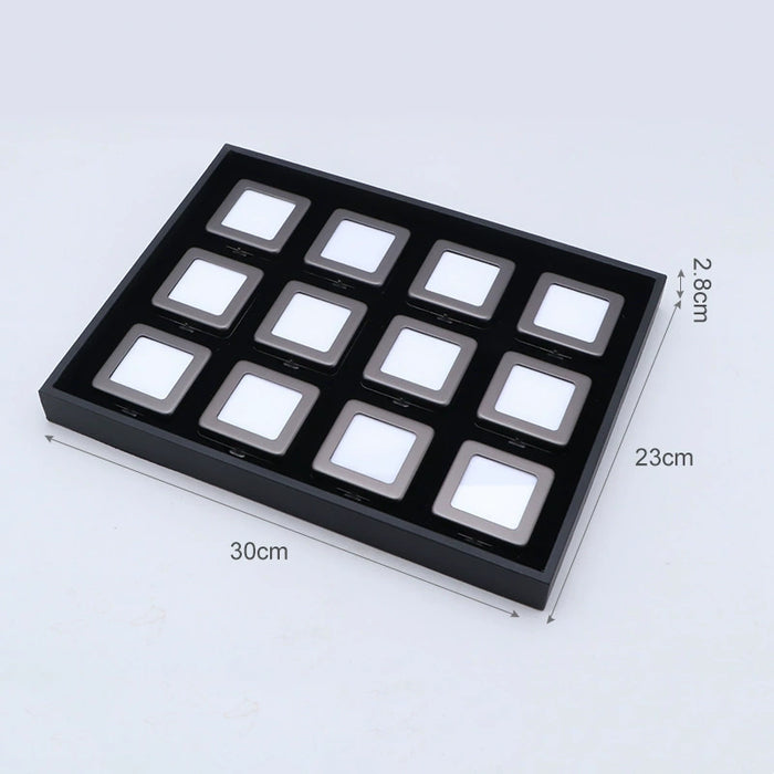 Metal Gestone Box Showcase Tray-JPM0302
