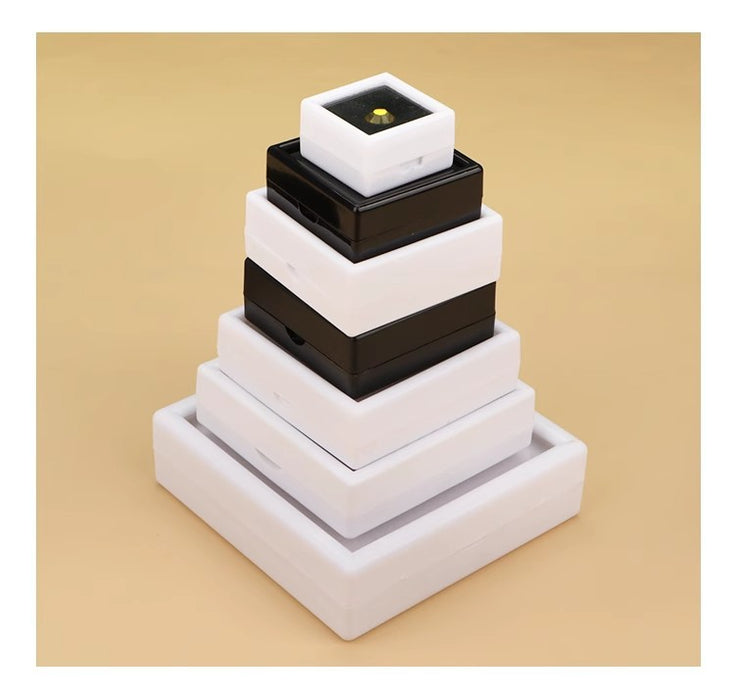 Acrylic Rectangular Gem Box(10PCS)-JPM0150