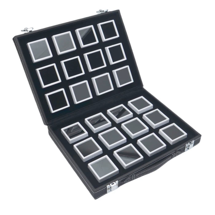 Gem Boxes Salesman Suitcase w/ Lock (Gem Boxes Included)-JPM0129