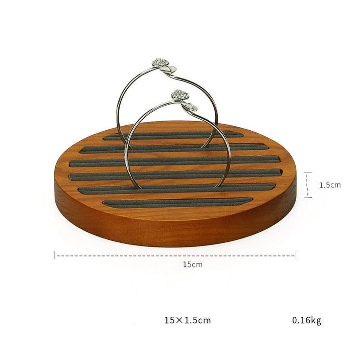 Contemporary Gray Wooden Display Collection - Jewelry Packaging Mall
