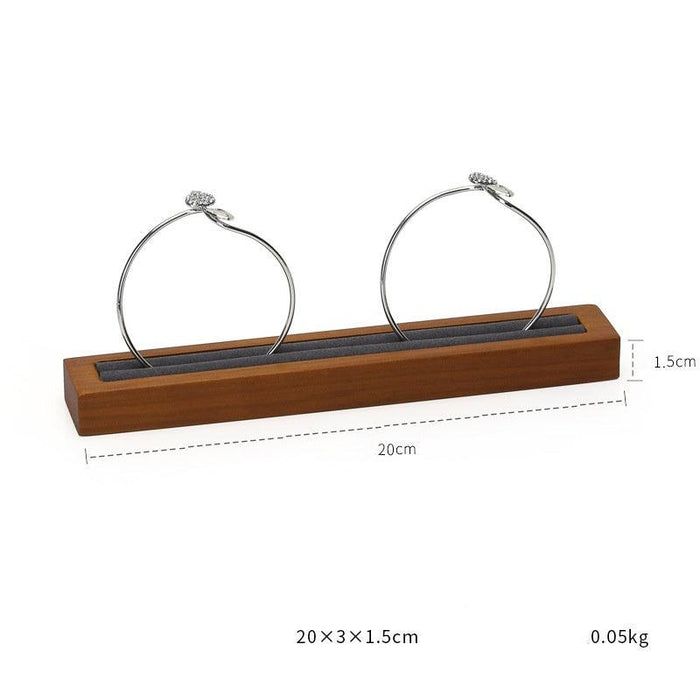 Contemporary Gray Wooden Display Collection - Jewelry Packaging Mall