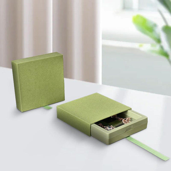 Green Shield Transparent Film Box(50 pcs per pack) - Jewelry Packaging Mall