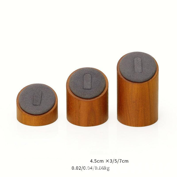 Contemporary Gray Wooden Display Collection - Jewelry Packaging Mall