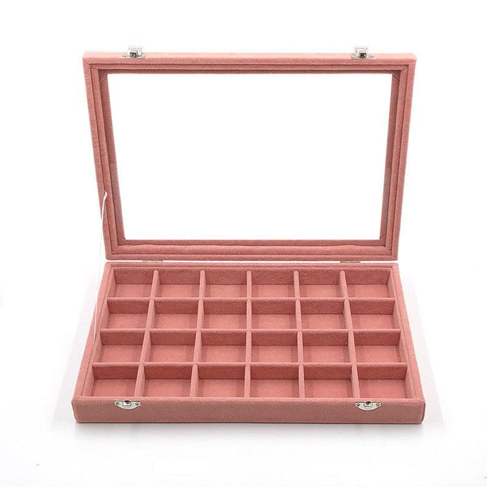Pink Ice Flower Girly Jewelry Box-JPM0070 - Jewelry Packaging Mall