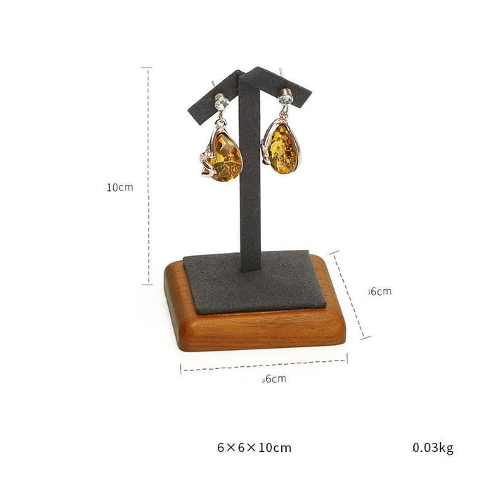 Contemporary Gray Wooden Display Collection - Jewelry Packaging Mall