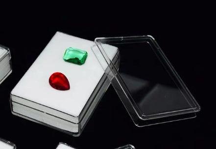 Crystal Clear Dellight Acrylic Transparent Gem Box - Jewelry Packaging Mall