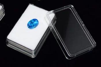 Crystal Clear Dellight Acrylic Transparent Gem Box - Jewelry Packaging Mall