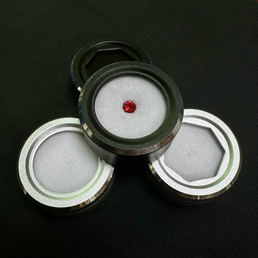 Round Metalic Gem Box-JPM0162 - Jewelry Packaging Mall