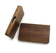 Portable Wooden Magnetic Business Card Holder - Jewelry Packaging Mall