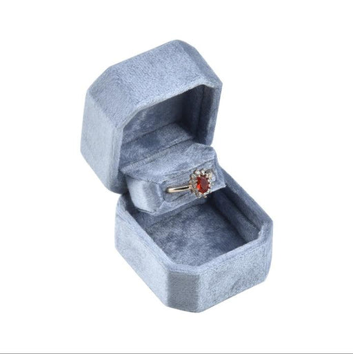 Assorted Square Velvet Ring Box - Jewelry Packaging Mall