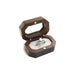 Walnut hexagon-shaped Jewelry Ring Box - Jewelry Packaging Mall