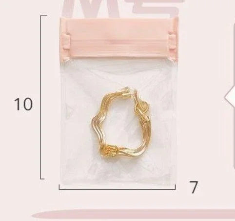 Thick Pink EVA Jewelry Pouch（50 pcs per pack） - Jewelry Packaging Mall