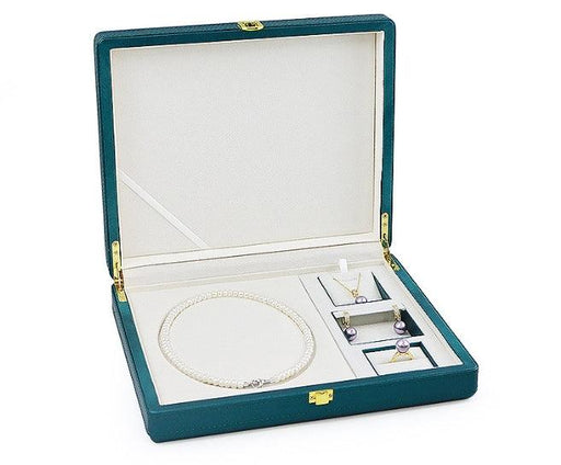 High-Grade Mother's Day PU Leather Pearl Set Box - Jewelry Packaging Mall