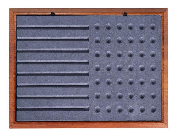 Wood Jewelry Round Bead Tray-JPM0089 - Jewelry Packaging Mall