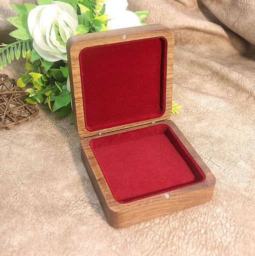 Sustainably Sourced Walnut Bracelet Box-JPM0247 - Jewelry Packaging Mall