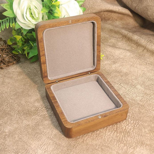 Sustainably Sourced Walnut Bracelet Box-JPM0247 - Jewelry Packaging Mall
