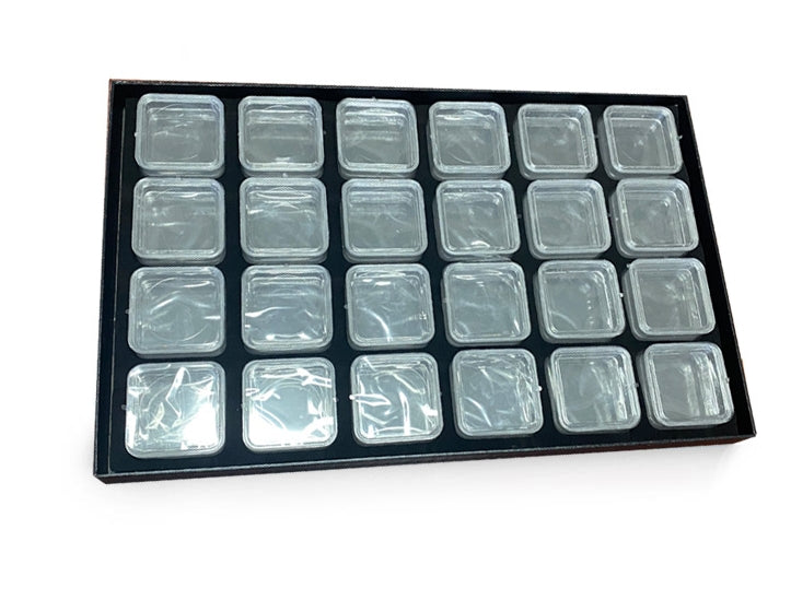 Round Corner Transparent Acrylic Gem Box(10PCS)-JPM0151