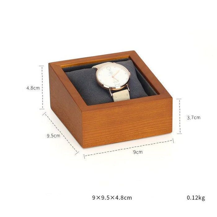 Contemporary Gray Wooden Display Collection - Jewelry Packaging Mall