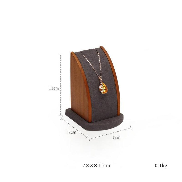Contemporary Gray Wooden Display Collection - Jewelry Packaging Mall