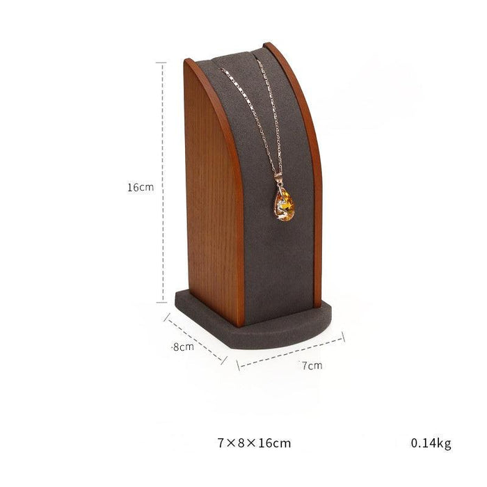 Contemporary Gray Wooden Display Collection - Jewelry Packaging Mall