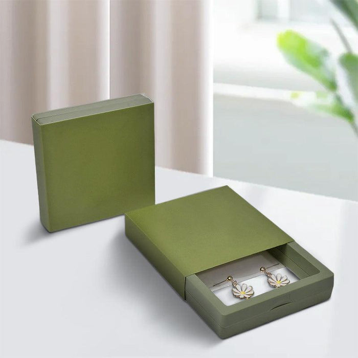 Paper Sleeve Transparent Film Box (50 pcs per pack) - Jewelry Packaging Mall