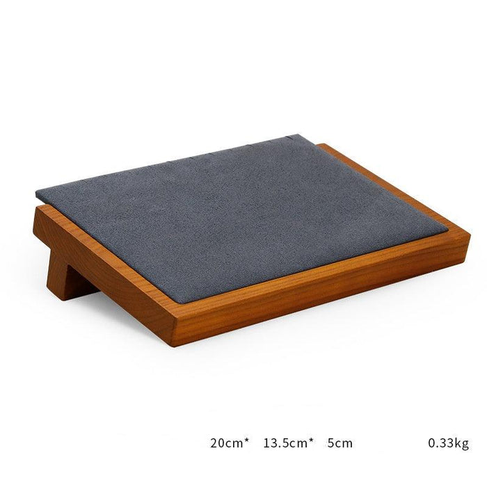 Contemporary Gray Wooden Display Collection - Jewelry Packaging Mall