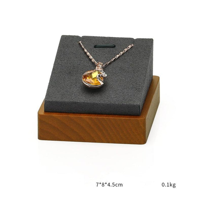 Contemporary Gray Wooden Display Collection - Jewelry Packaging Mall