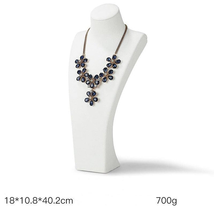 Ultra-Fiber Neck Mannequin Necklace Busts - Jewelry Packaging Mall