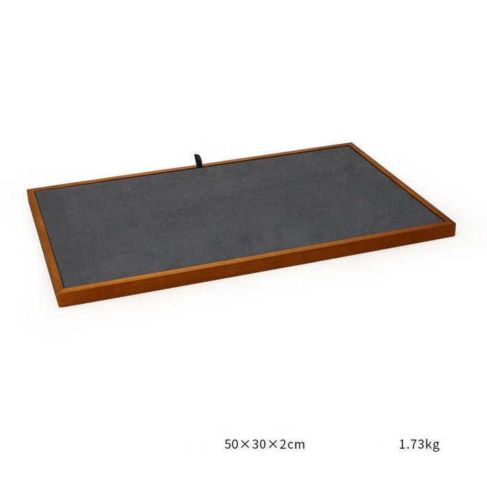 Contemporary Gray Wooden Display Collection - Jewelry Packaging Mall