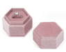 Hexagon Ring Velvet Box Collection-JPM0193 - Jewelry Packaging Mall