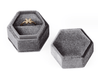 Hexagon Ring Velvet Box Collection-JPM0193 - Jewelry Packaging Mall