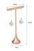Creative Tapered Metal Display-JPM0063 - Jewelry Packaging Mall