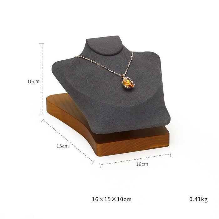 Contemporary Gray Wooden Display Collection - Jewelry Packaging Mall