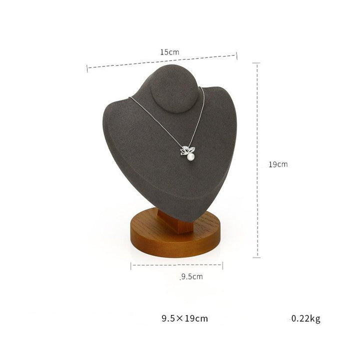 Contemporary Gray Wooden Display Collection - Jewelry Packaging Mall