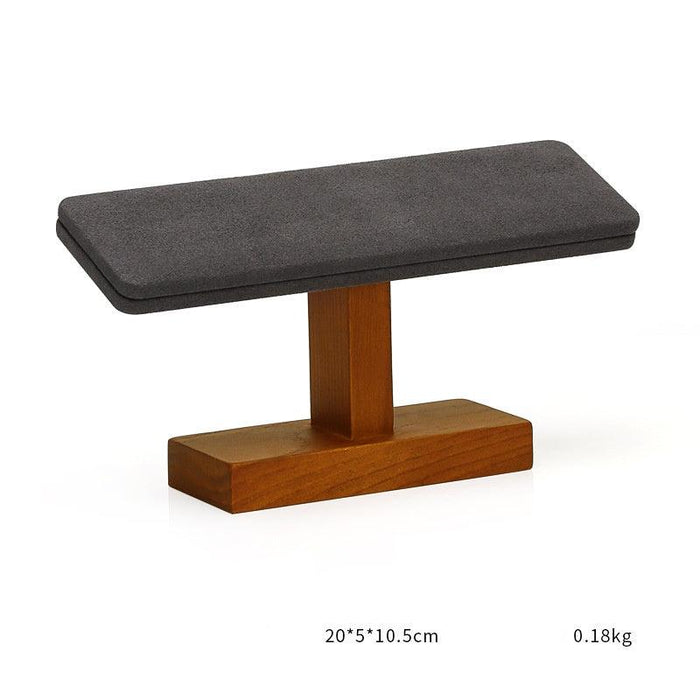 Contemporary Gray Wooden Display Collection - Jewelry Packaging Mall