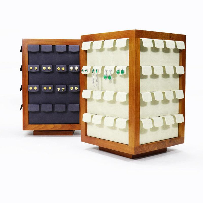 Rotating Earrings Display Stand (Max. 84 pairs) - Jewelry Packaging Mall