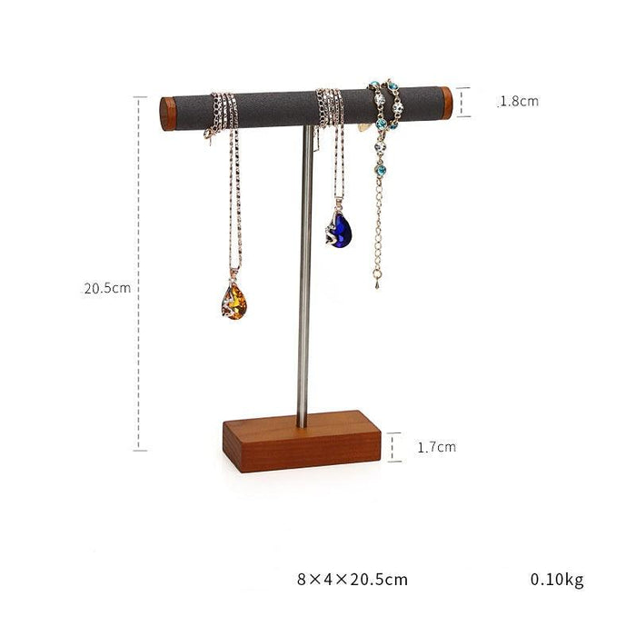 Contemporary Gray Wooden Display Collection - Jewelry Packaging Mall