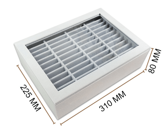 Showcase Tray W/ Transparent Lid-JPM0081 - Jewelry Packaging Mall