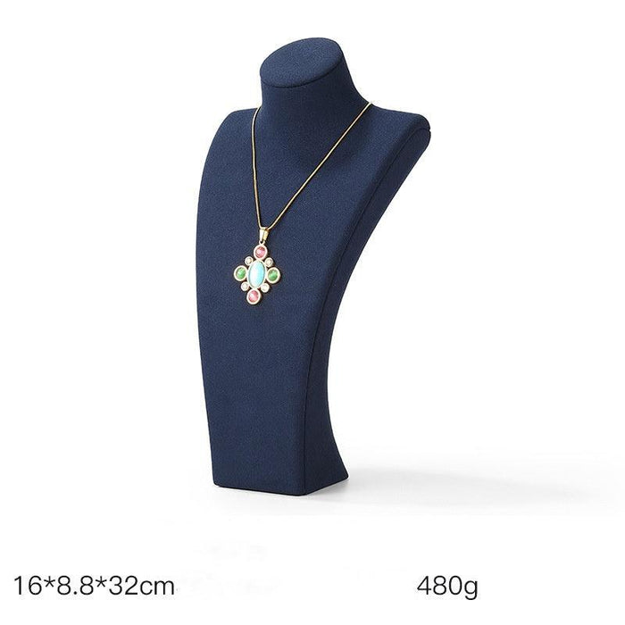 Ultra-Fiber Neck Mannequin Necklace Busts - Jewelry Packaging Mall